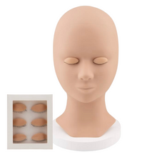 Load image into Gallery viewer, Realistic Mannequin Practice Head - lashsociety.co.uk
