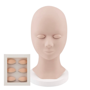 Realistic Mannequin Practice Head - lashsociety.co.uk