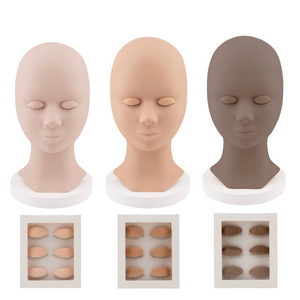 Realistic Mannequin Practice Head - lashsociety.co.uk