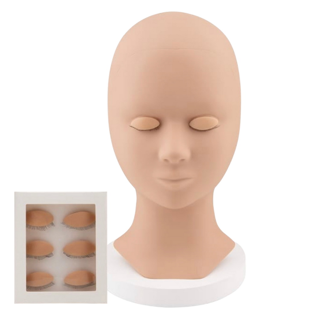 Realistic Mannequin Practice Head - lashsociety.co.uk