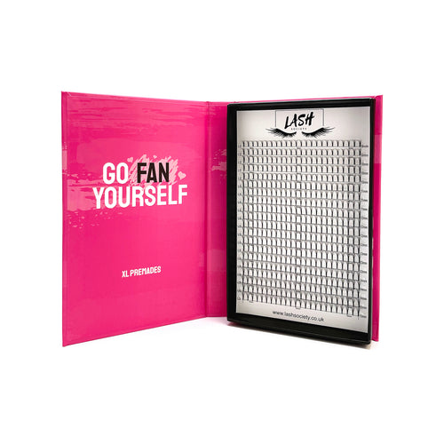 10D Go Fan Yourself Premade Fans XL Tray - lashsociety.co.uk